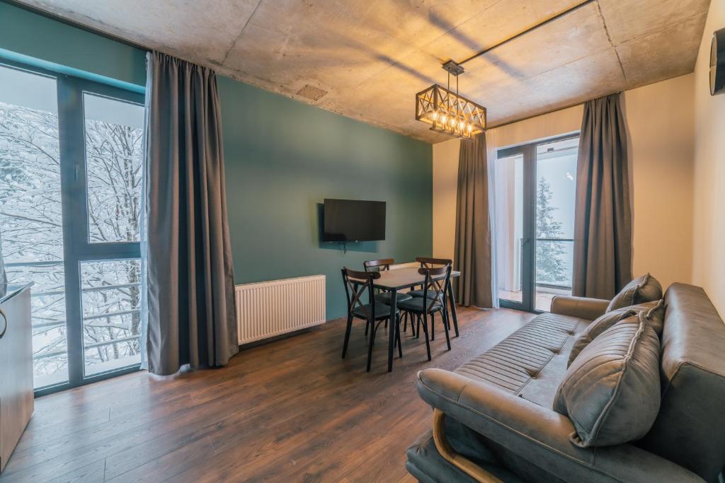 Apartments im Wald: Sauna, Restaurant, Frühstück, Foto 28