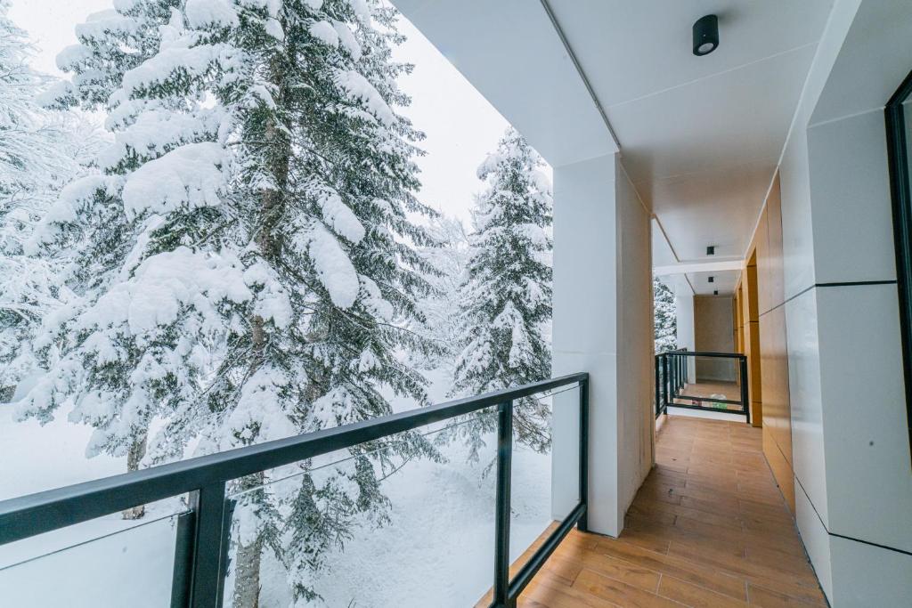 Apartments im Wald: Sauna, Restaurant, Frühstück, Foto 23
